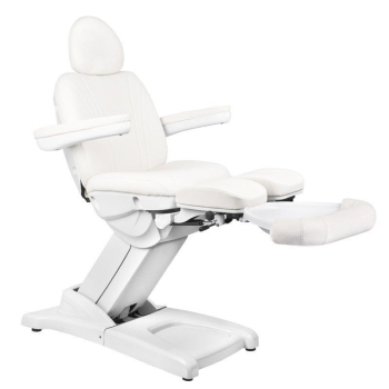 ActivShop FOTEL KOSMETYCZNY ELEKTR. AZZURRO 872S PEDI-PRO 3 SILN. BIAŁY